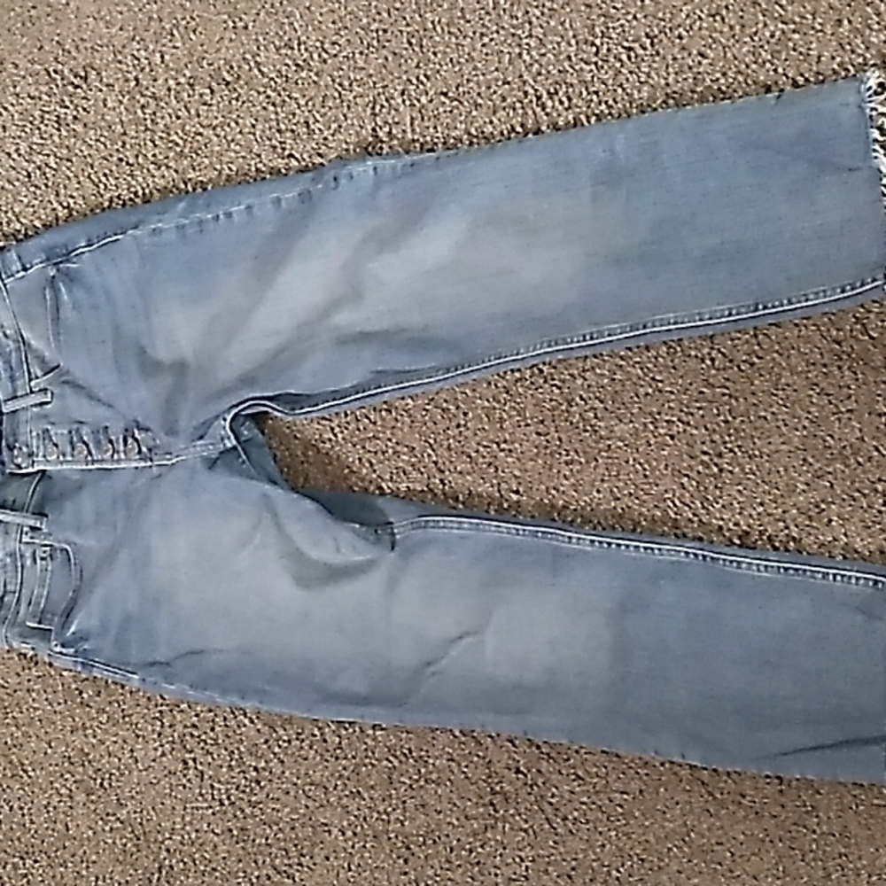 GAP denim 1969 old navy button up fly cigarette jeans 10/30